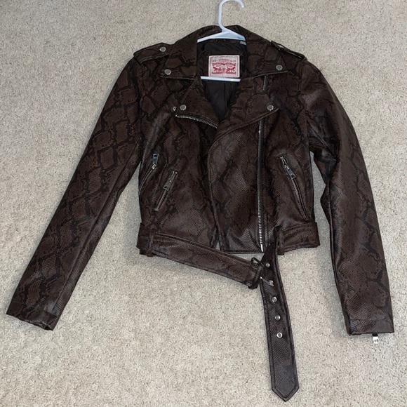 Levi’s Snakeskin Leather Jacket - Picture 1 of 4